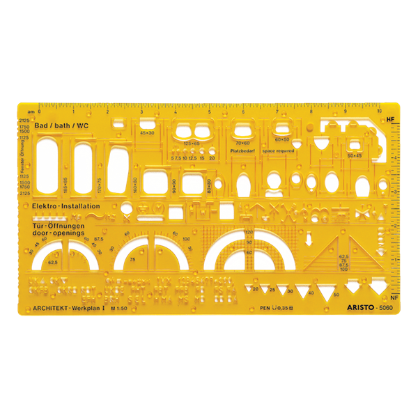 Aristo 1:50 építész kombisablon