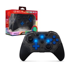 Armor3 M07467-GL NuChamp Nintendo Switch vezeték nélküli LED szürke kontroller