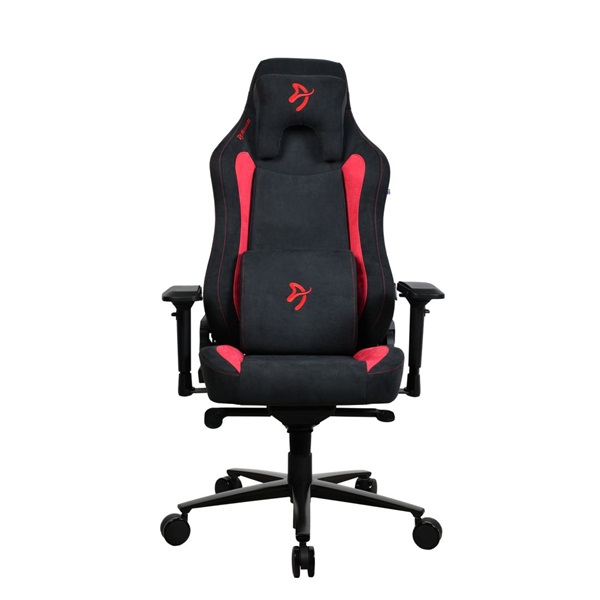Arozzi Vernazza Supersoft Fabric fekete-piros gamer szék