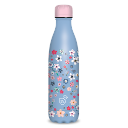 Ars Una 500 ml-es Pearl Blossom Blue 24 (5376) duplafalú fémkulacs