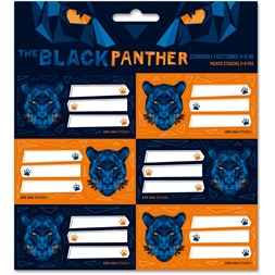 Ars Una Black Panther 3x6db füzetcímke