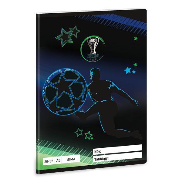 Ars Una Champs 25 (5460) A5 20-32 sima füzet