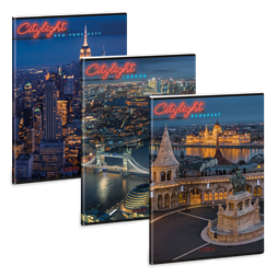 Ars Una City light 24 (5488) A4 extra kapcsos sima füzet