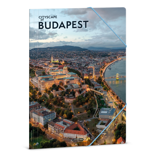 Ars Una Cityscape-Budapest 25 (5506) A4 gumis mappa