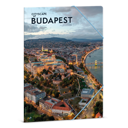 Ars Una Cityscape-Budapest 25 (5506) A4 gumis mappa
