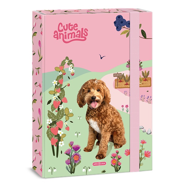 Ars Una Cute Animals Doggie 25 (5458) A4 füzetbox