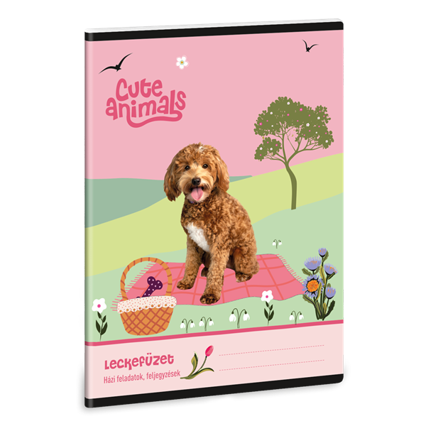 Ars Una Cute Animals Doggie 25 (5458) A5 leckefüzet
