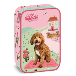Ars Una Cute Animals Doggie 25 (5458) többszintes tolltartó