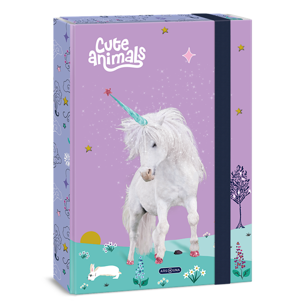 Ars Una Cute Animals Unicorn 25 (5448) A4 füzetbox