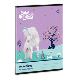 Ars Una Cute Animals Unicorn 25 (5448) A5 leckefüzet