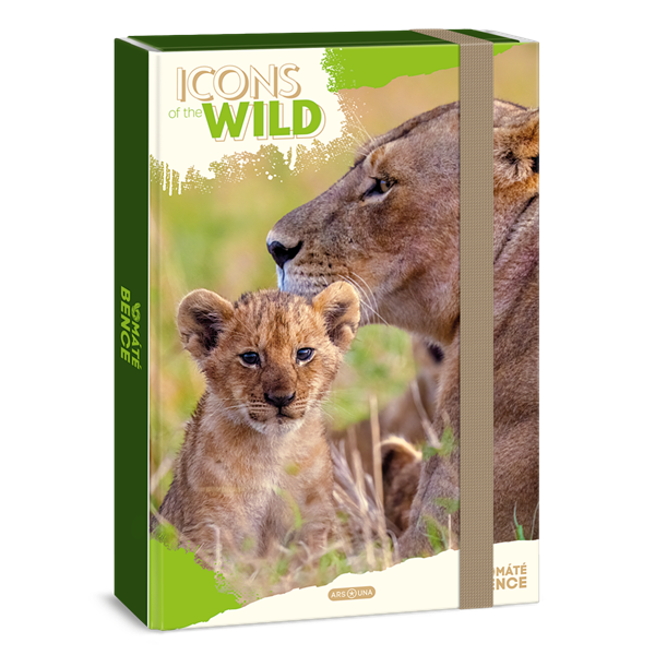 Ars Una Icons of the Wild-Lions 25 (5504) A4 füzetbox