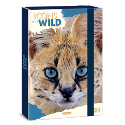 Ars Una Icons of the Wild-Serval 25 (5503) A4 füzetbox