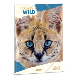 Ars Una Icons of the Wild-Serval 25 (5503) A4 gumis mappa
