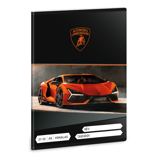 Ars Una Lamborghini 25 (5446) A5 21-32 vonalas füzet