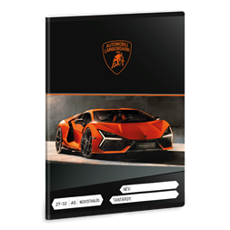 Ars Una Lamborghini 25 (5446) A5 27-32 kockás füzet