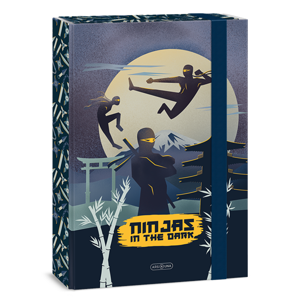 Ars Una Ninjas in the dark 25 (5457) A4 füzetbox
