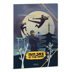 Ars Una Ninjas in the dark 25 (5457) A4 gumis mappa