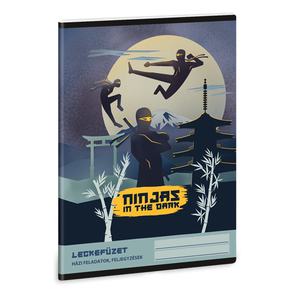 Ars Una Ninjas in the dark 25 (5457) A5 leckefüzet