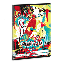 Ars Una Street Kings 24 (5357) A5 27-32 kockás füzet