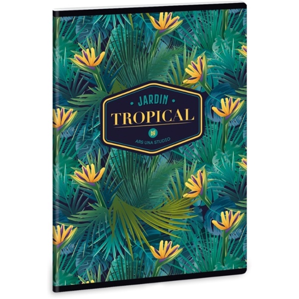 Ars Una Tropical Florida A5 extra kapcsos kockás füzet