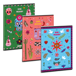 Ars Una Viva Mexico 25 (5490) A4 extra kapcsos sima füzet