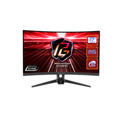 Asrock 27" PG27F15RS1A FHD VA 240Hz HDMI/DP ívelt gamer monitor