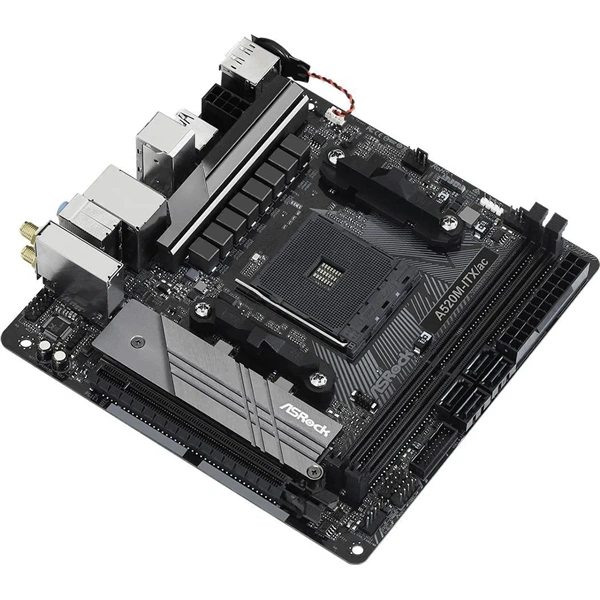Asrock A520M-ITX/AC desktop alaplap Mini-ITX