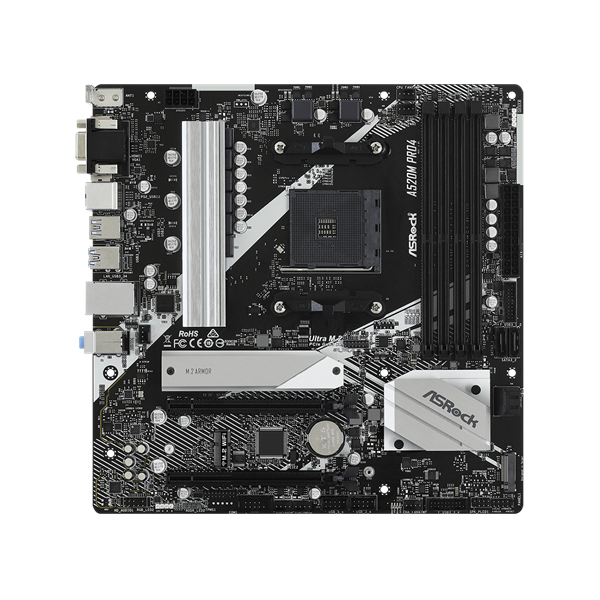 Asrock A520M PRO4 desktop alaplap microATX