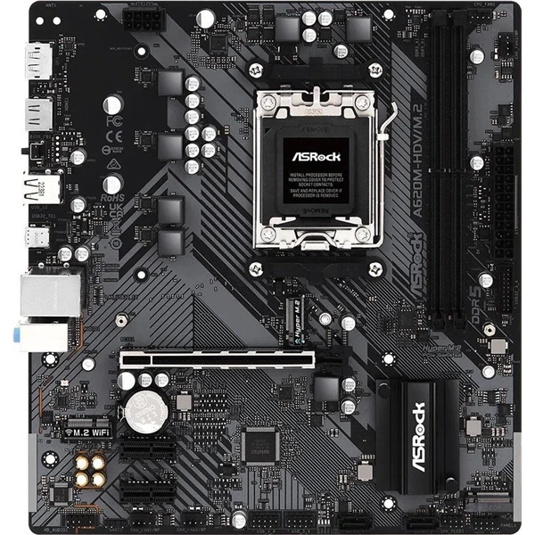 Asrock A620M-HDV/M.2 desktop alaplap microATX