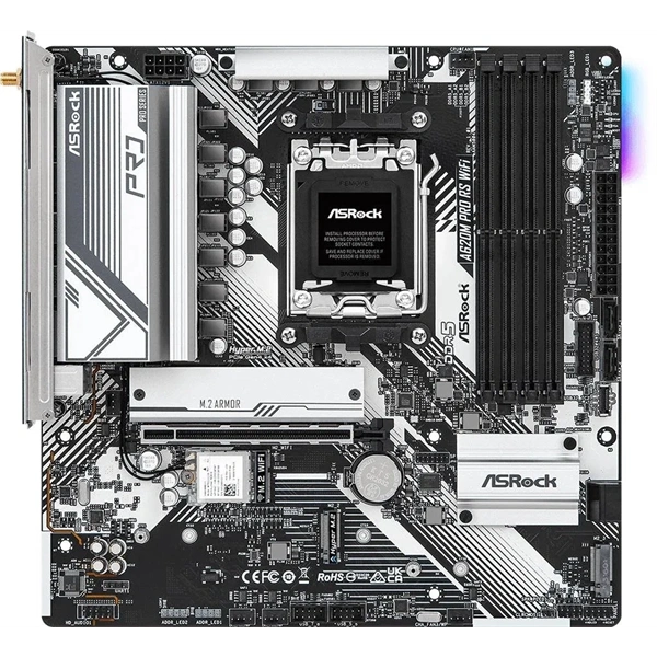 Asrock A620M PRO RS WIFI desktop alaplap microATX