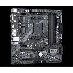 Asrock B450M PRO4 R2.0 desktop alaplap microATX