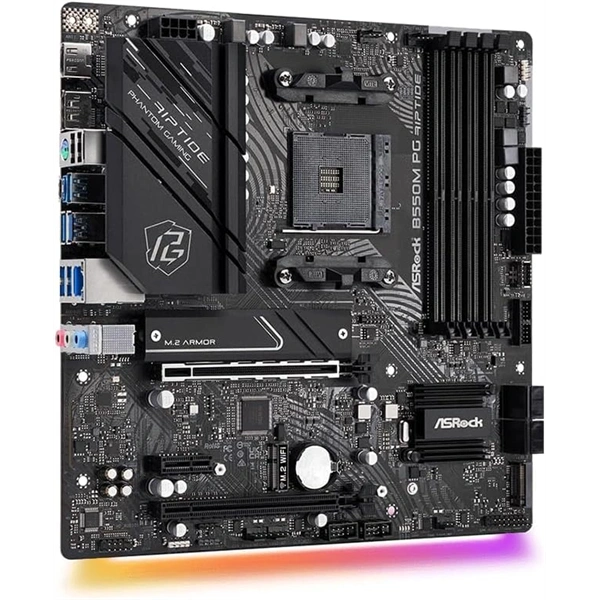 Asrock B550M Phantom Gaming Riptide desktop alaplap microATX