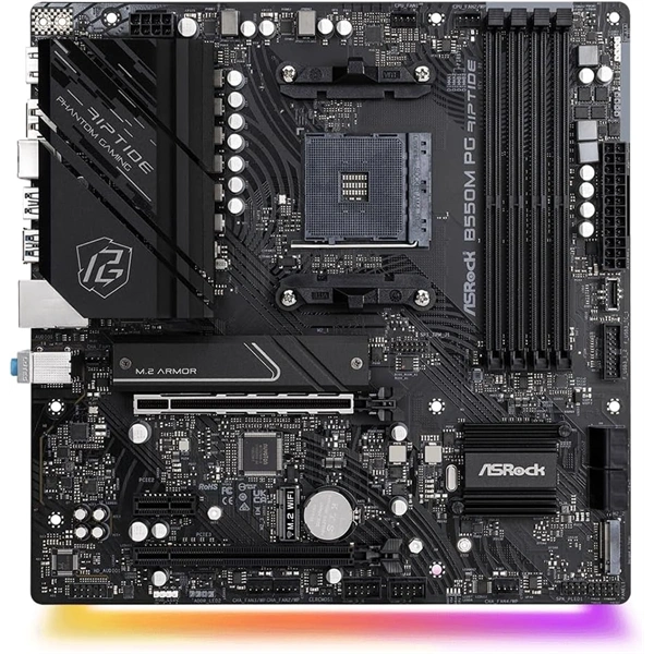 Asrock B550M Phantom Gaming Riptide desktop alaplap microATX