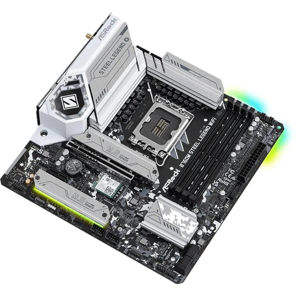 Asrock B760M STEEL LEGEND WIFI desktop alaplap microATX