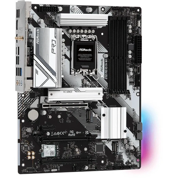 Asrock B760 PRO RS WIFI desktop alaplap ATX