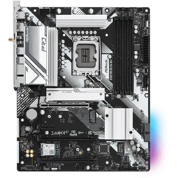 Asrock B760 PRO RS WIFI desktop alaplap ATX
