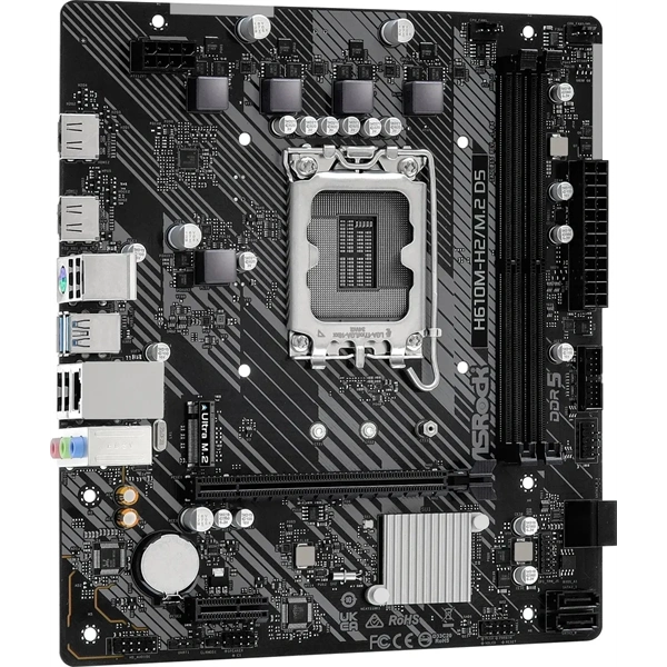 Asrock H610M-H2/M.2 D5 Intel H610 LGA1700 mATX alaplap