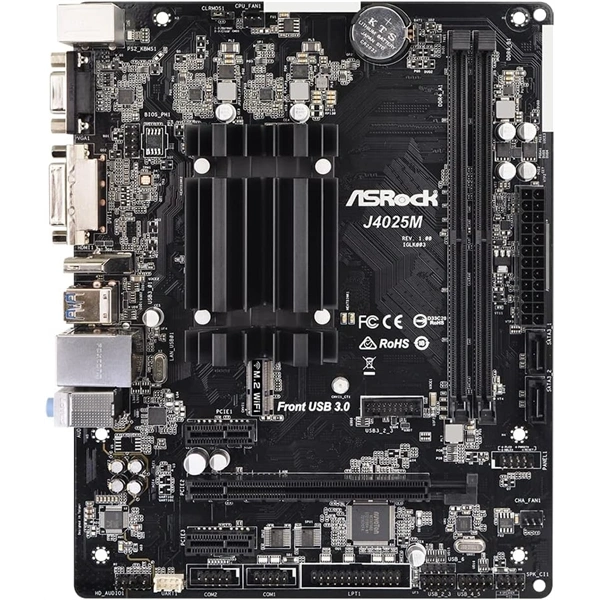 Asrock J4025M Intel BGA1090 mATX alaplap