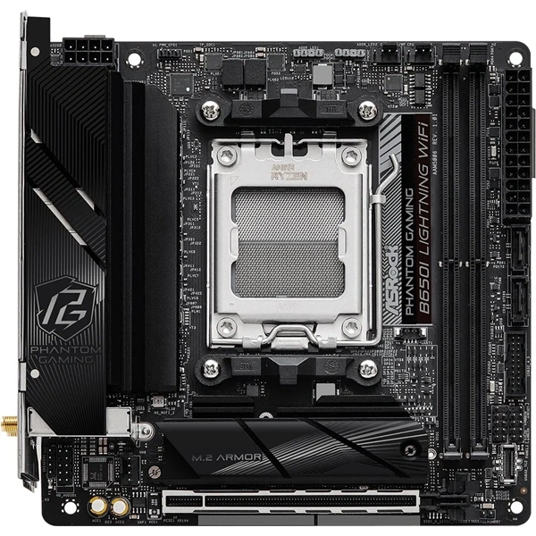 Asrock LIGHTNING Wi-Fi AMD B650I AM5 Mini-ITX alaplap