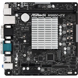 Asrock N100DC Intel 1264 Mini-ITX alaplap