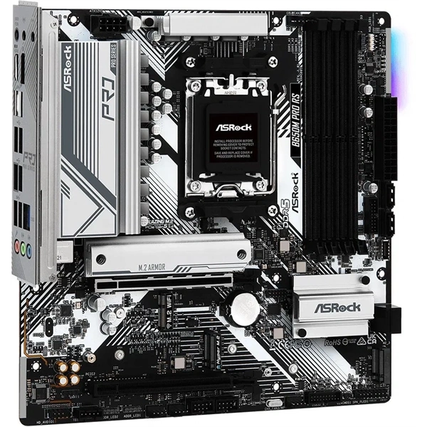 Asrock PRO RS Wi-Fi AMD B650M AM5 mATX alaplap