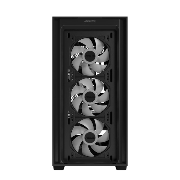 Asus A21 PLUS fekete (táp nélküli) ablakos ARGB mATX ház