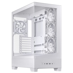 Asus A31 PLUS fehér (táp nélküli) ablakos ARGB ATX ház