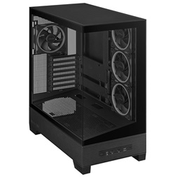 Asus A31 PLUS fekete (táp nélküli) ablakos ARGB ATX ház