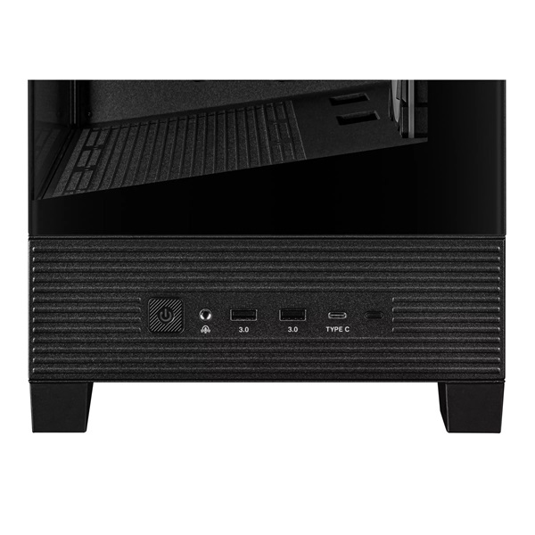 Asus A31 PLUS fekete (táp nélküli) ablakos ARGB ATX ház