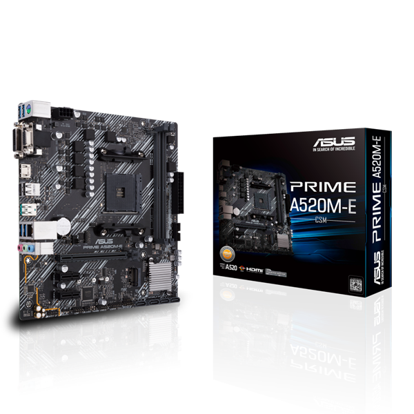Asus PRIME A520M-E/CSM AMD A520 AM4 mATX alaplap