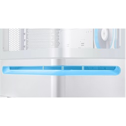 Asus PRIME AP202 fehér (táp nélküli) ablakos ARGB mATX ház