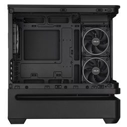 Asus PRIME AP202 fekete (táp nélküli) ablakos ARGB mATX ház