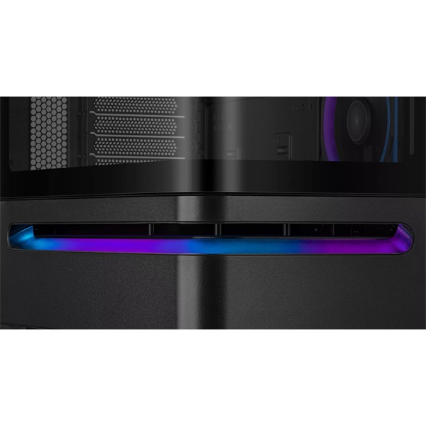 Asus PRIME AP202 fekete (táp nélküli) ablakos ARGB mATX ház