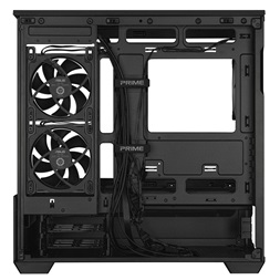 Asus PRIME AP202 fekete (táp nélküli) ablakos ARGB mATX ház